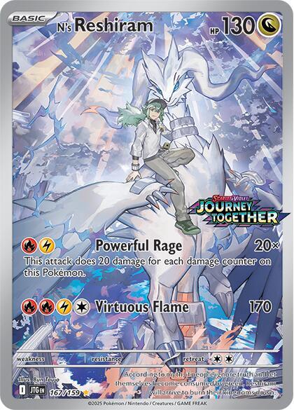 N's Reshiram - 167/159 (Stamped)