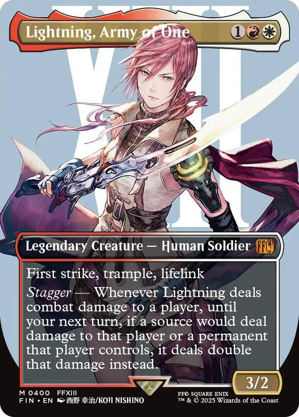 Lightning, Army of One